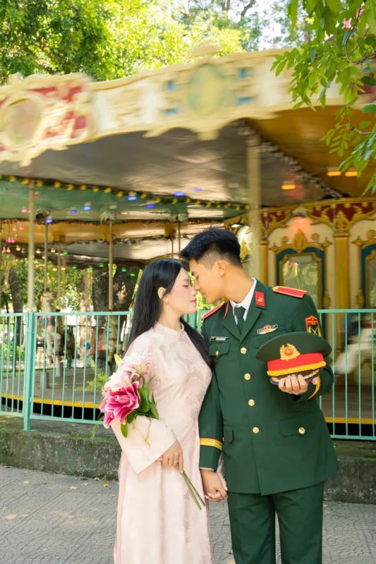 Concept “Forever in Green” – Tình Yêu Bền Bỉ Dưới Màu Áo Lính 💚