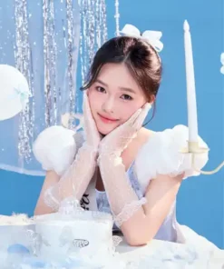 Alternative view of Concept “Cloudy Blue” – Ngày Sinh Nhật Bay Bổng Như Mây Trôi Trong Nền Xanh Dịu