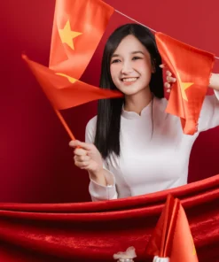 Concept “Vietnam in My Heart” – Tình Yêu Tổ Quốc Dịu Dàng Trong Tà Áo Dài Trắng ❤️